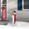 Glitzhome&#xAE; 32&#x22; Metal Snowman Riding Bike Porch D&#xE9;cor